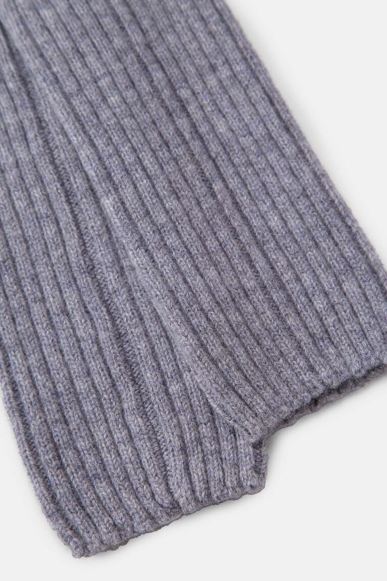 Grey Wool Leg Warmers