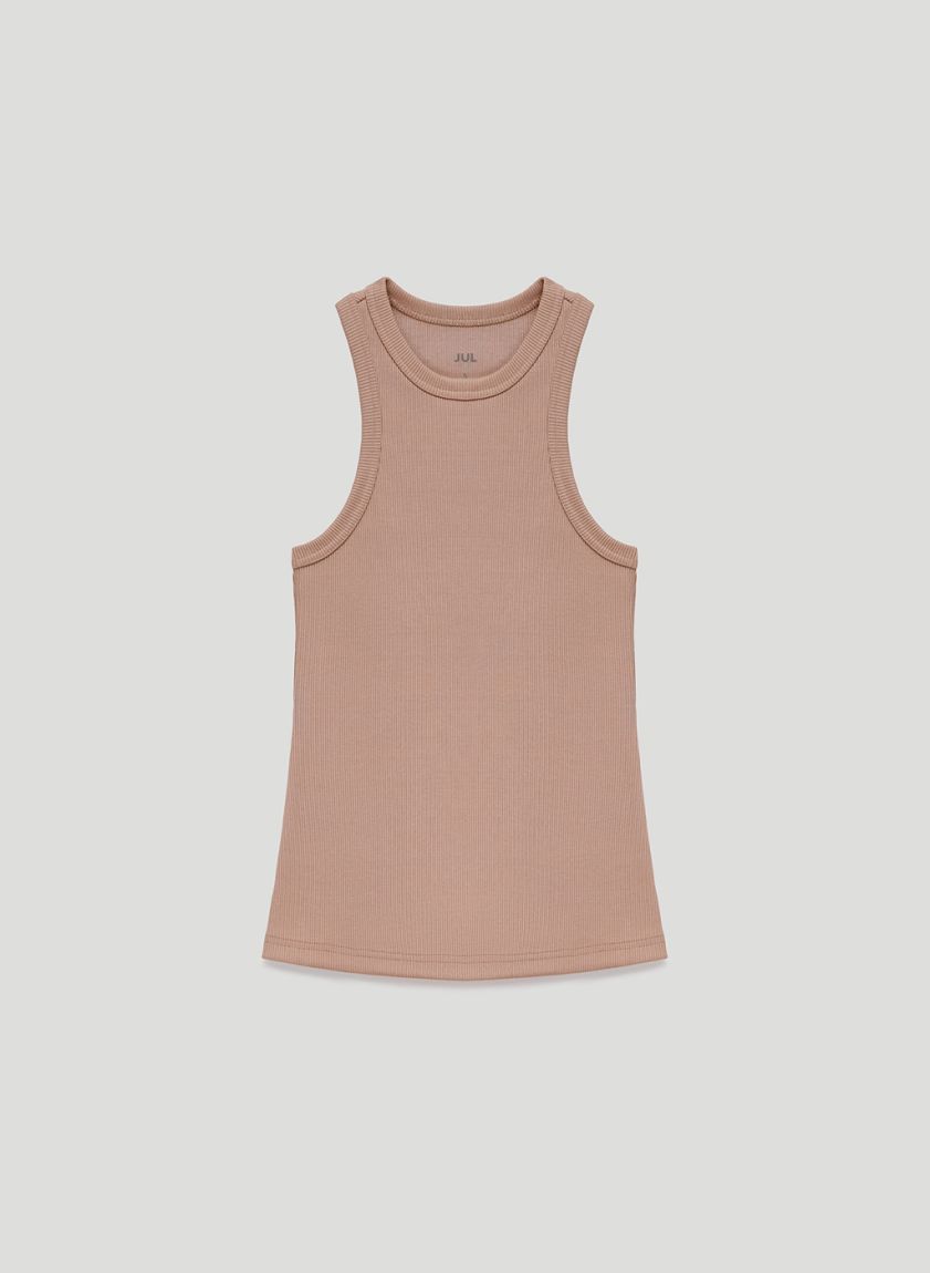 Dark beige tank top