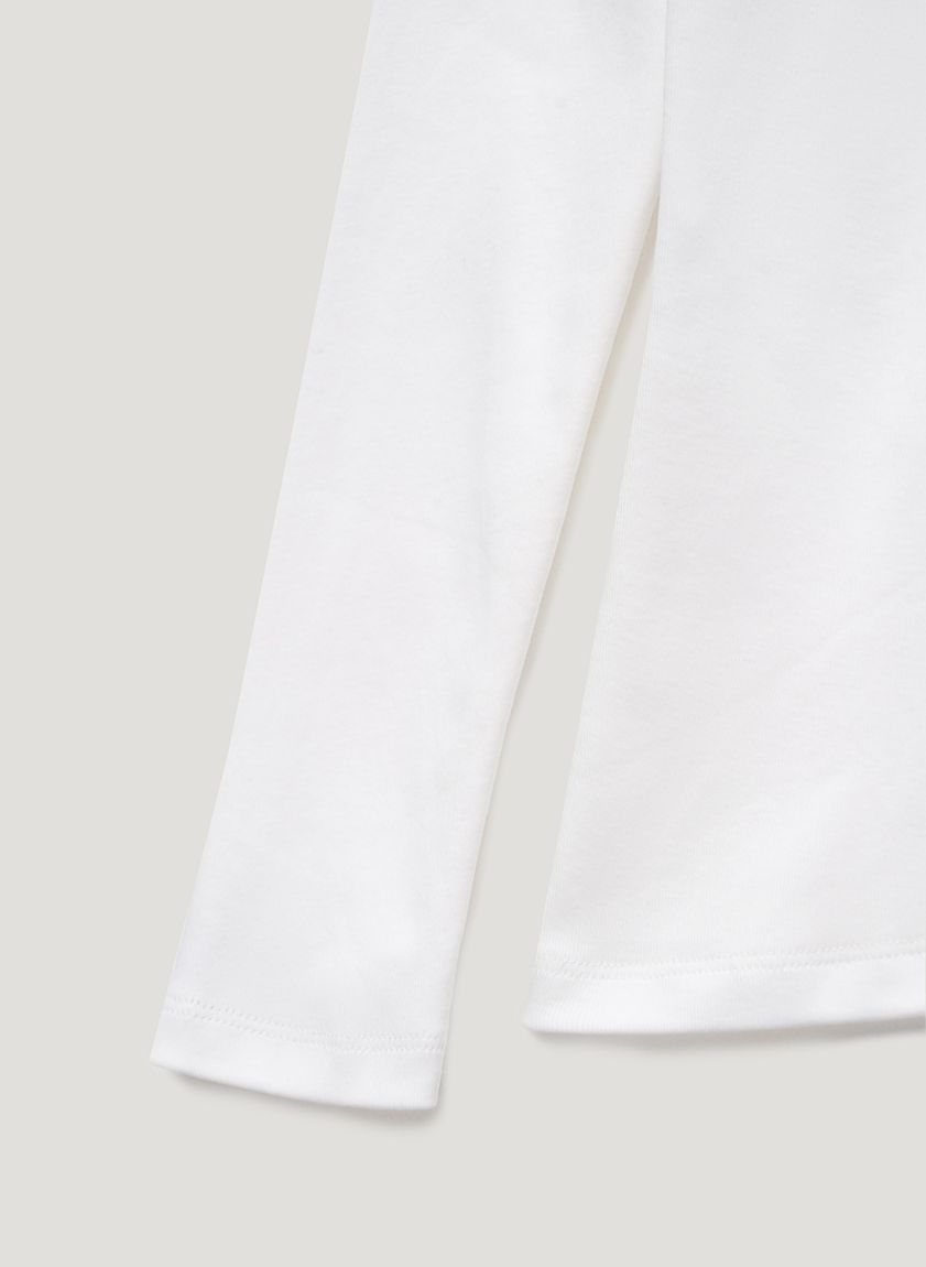 White Slim Fit Longsleeve