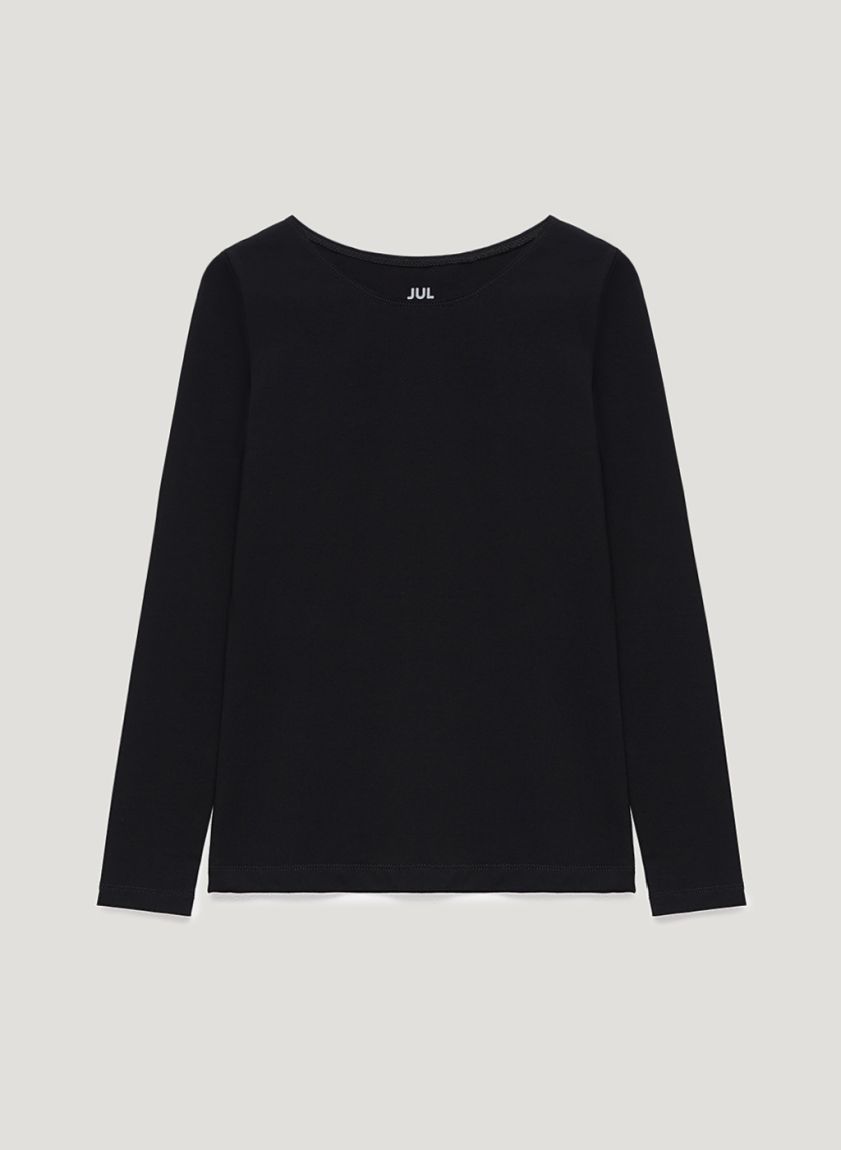 Black Slim Fit Longsleeve