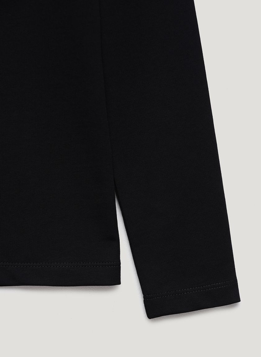 Black Slim Fit Longsleeve