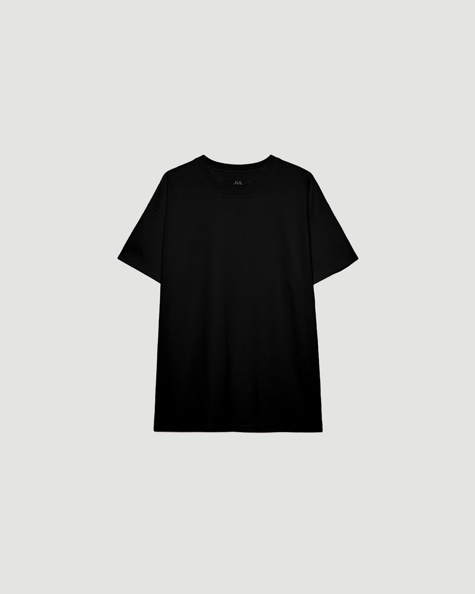 Black Oversize Cotton T-Shirt