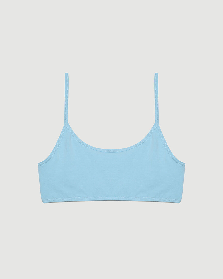 Blue Knit Tank Top
