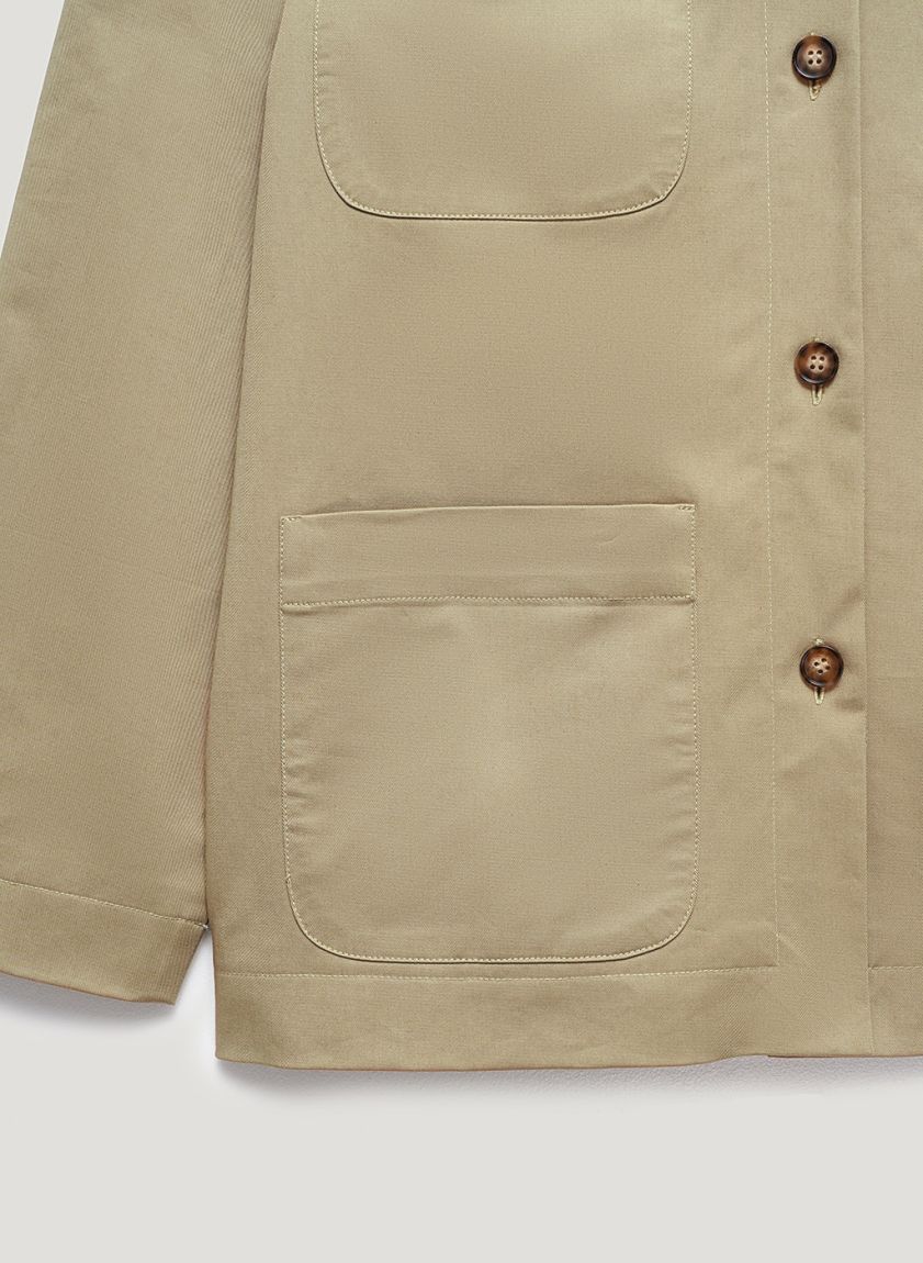 Beige cotton jacket