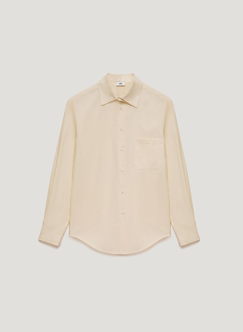 Vanilla cotton shirt