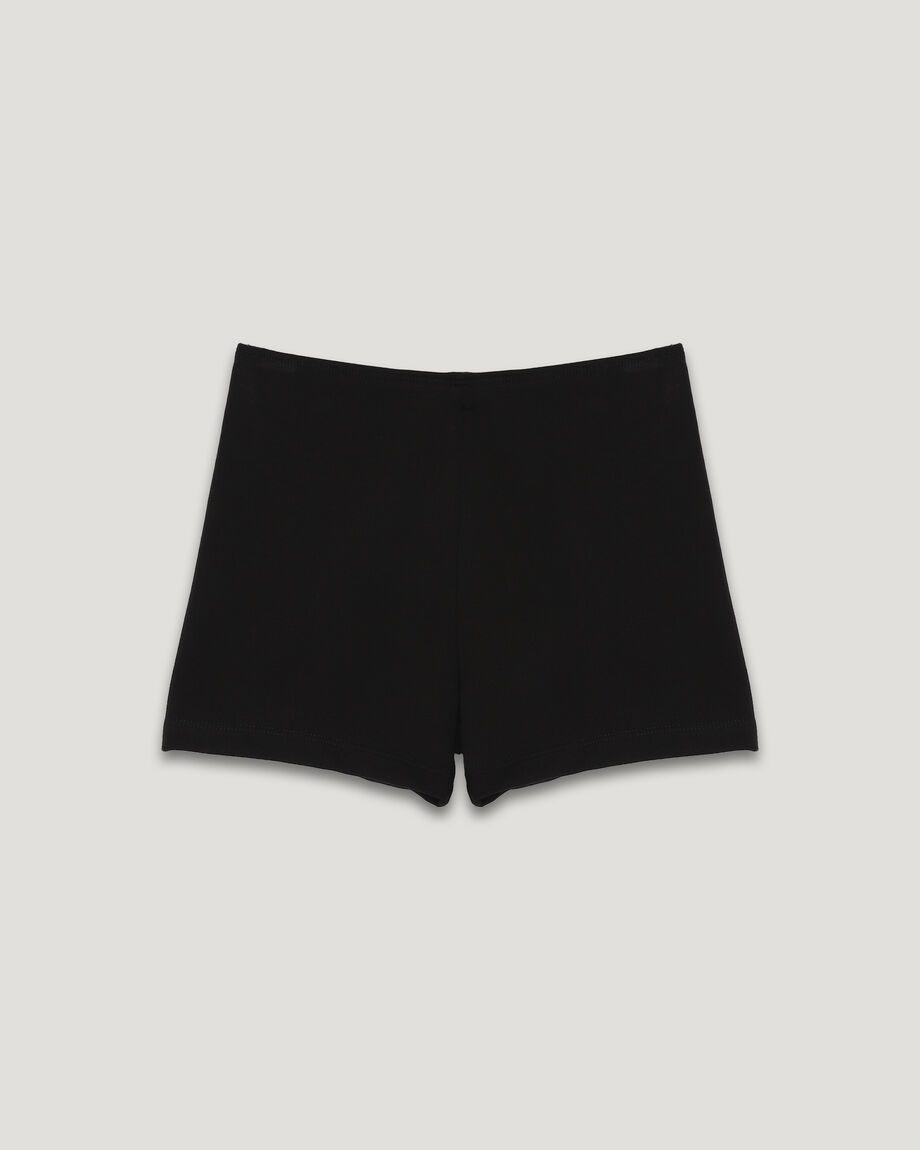 Black Knitted Shorts