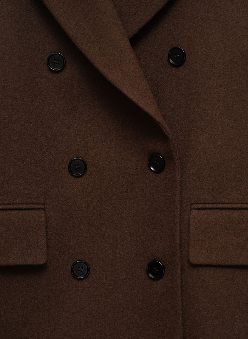 Brown coat-jacket