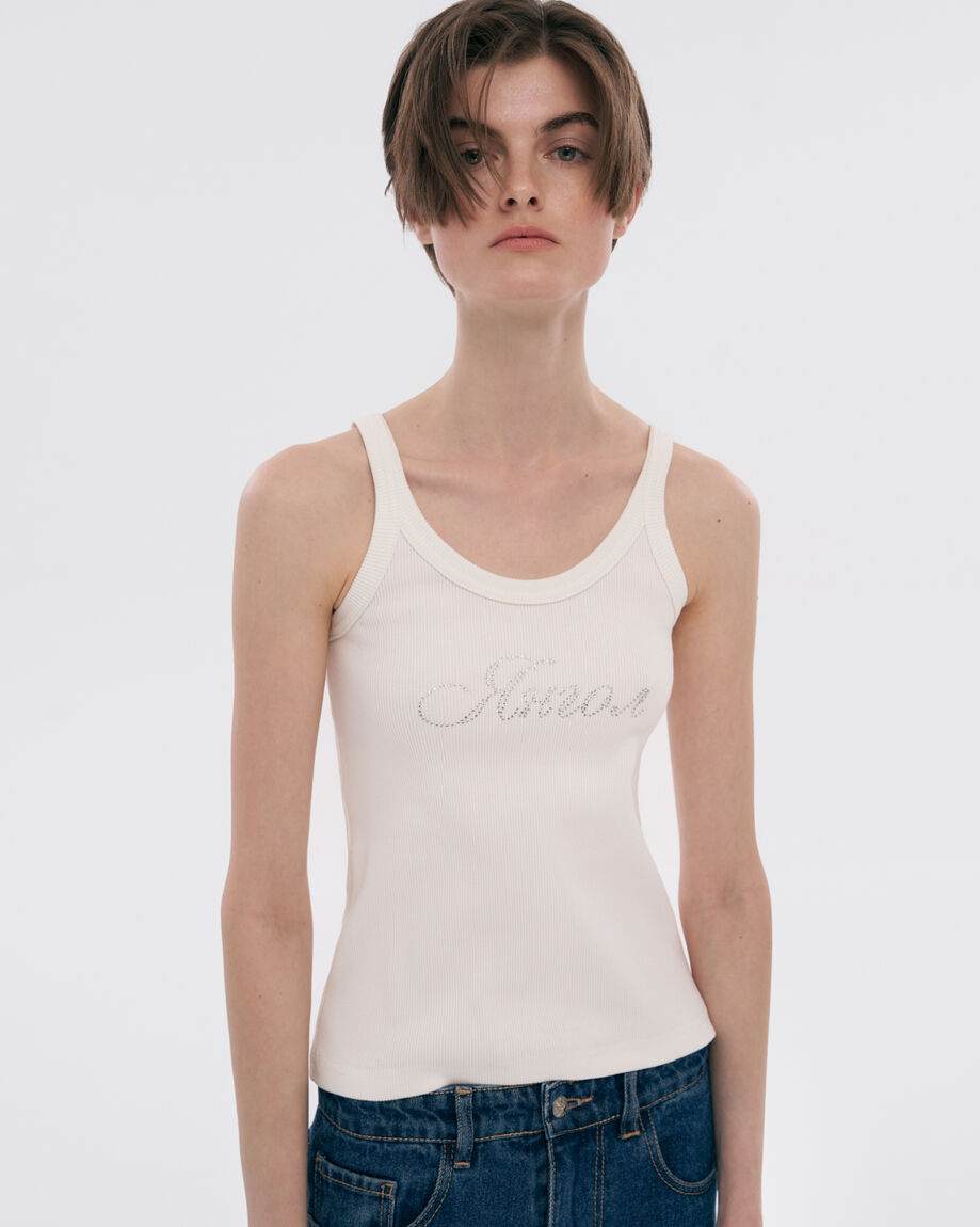 Milky tank top "Yangol"