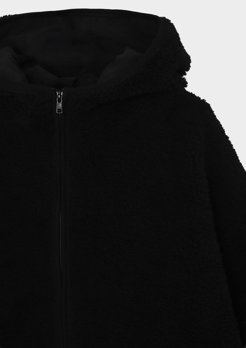 Black Hooded Anorak