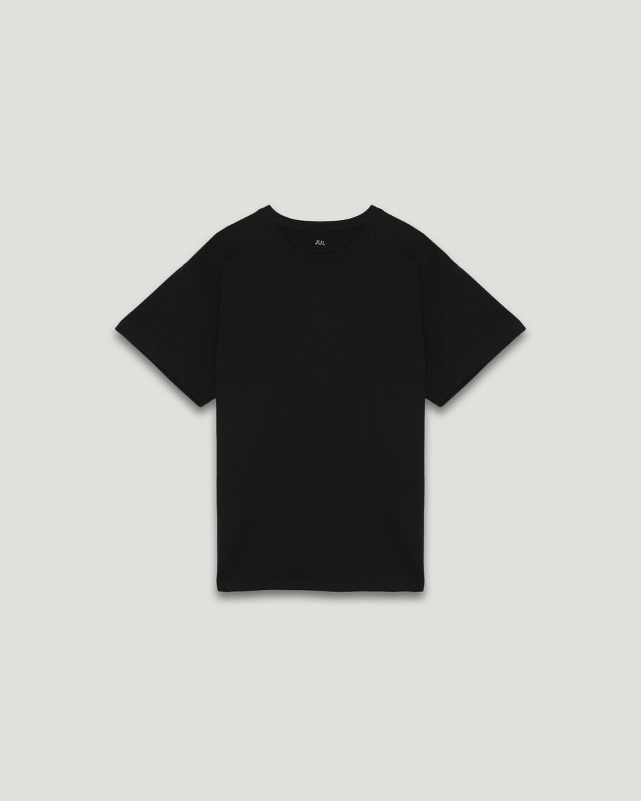 Black Oversize Cotton T-Shirt