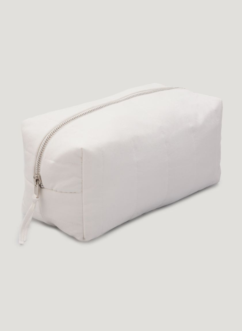 Milk Quilted vanity bag