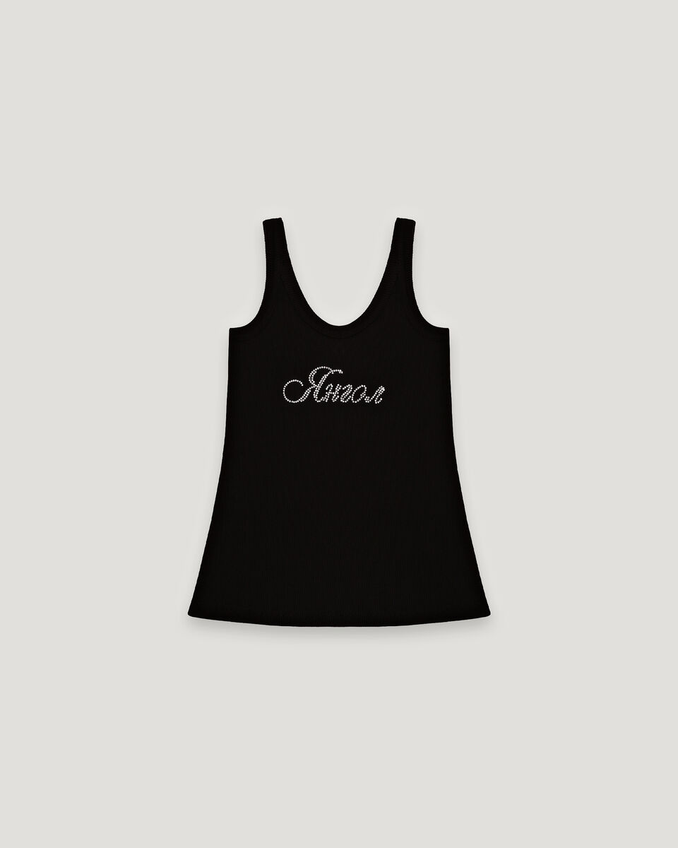 Black tank top "Yangol"
