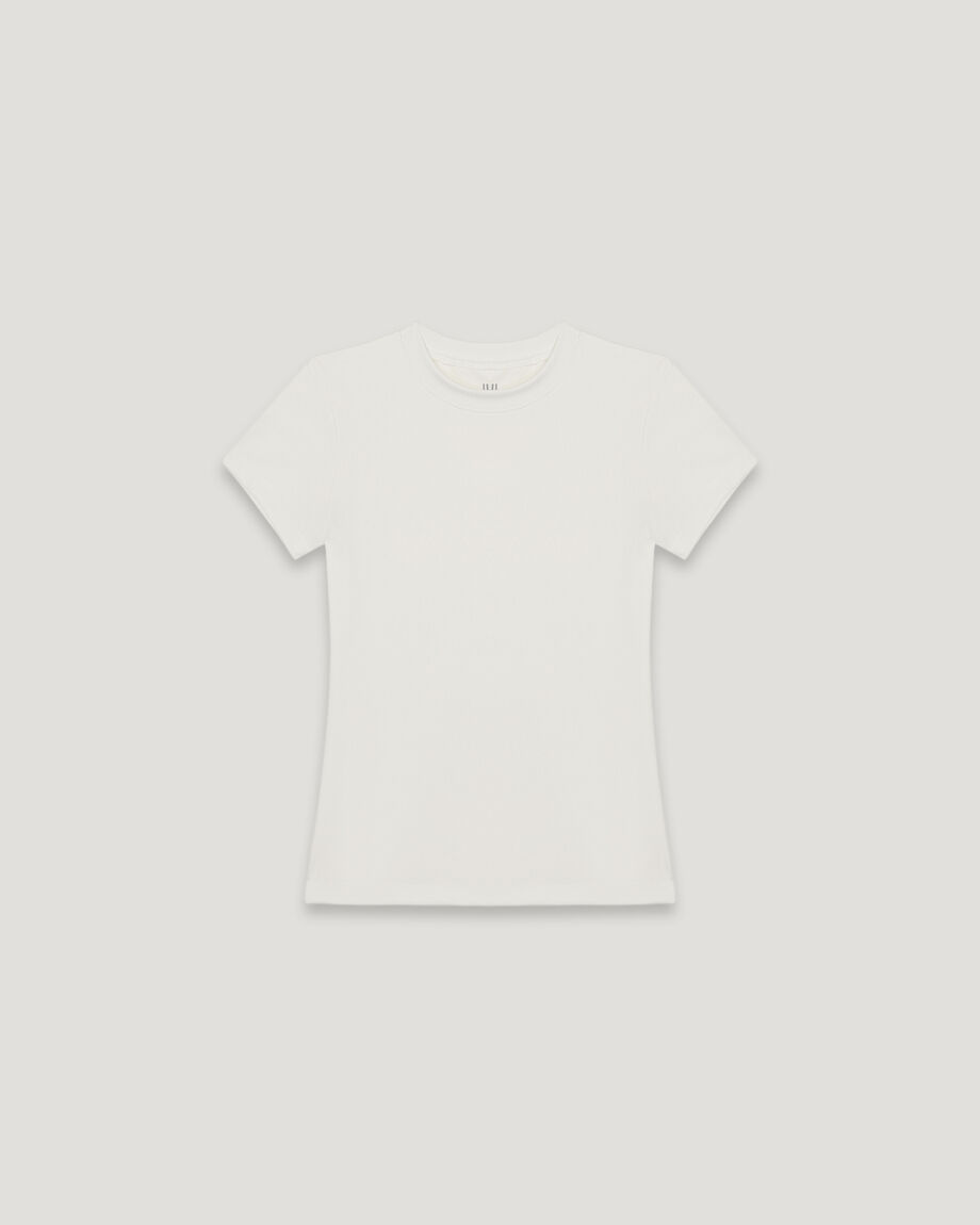 Milky Slim Fit Stretch T-Shirt