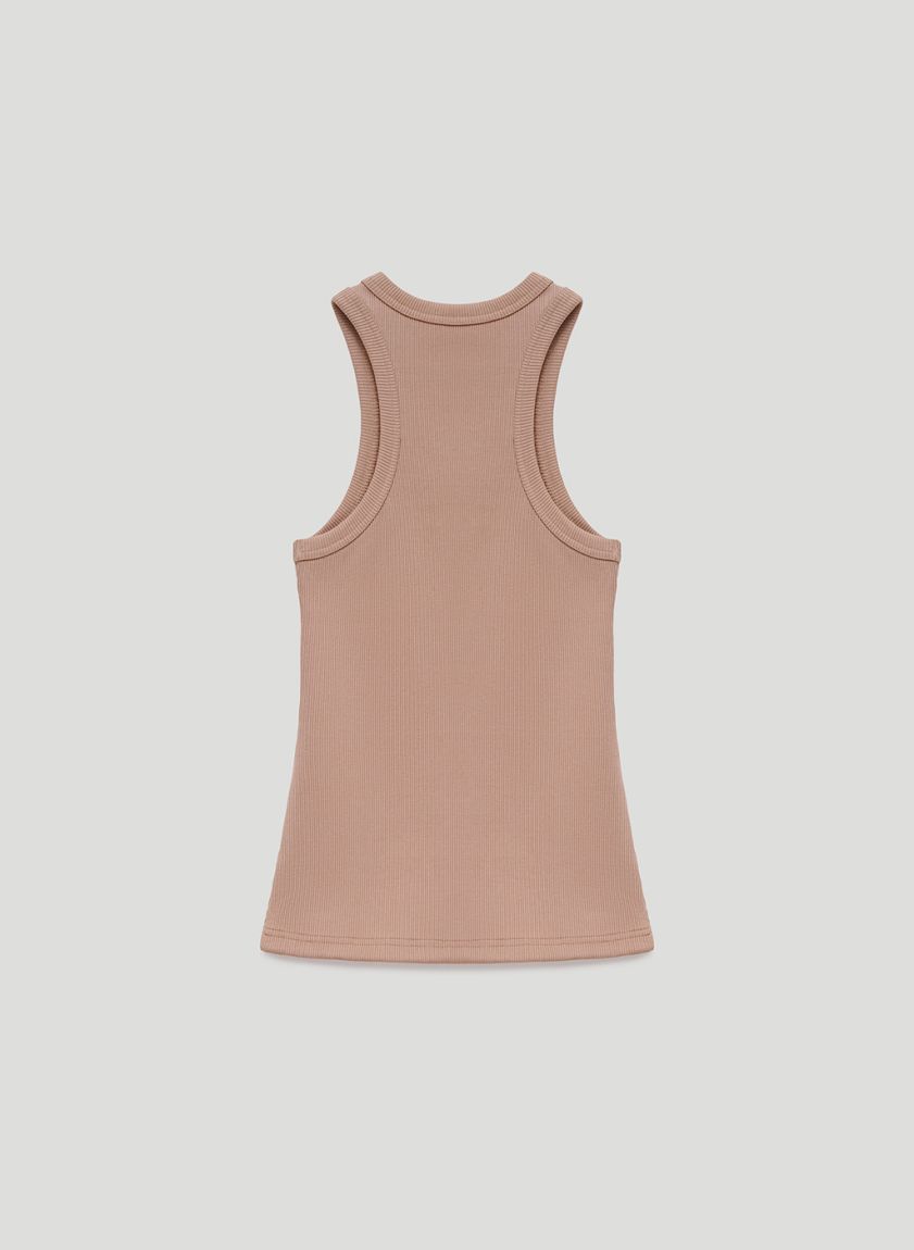 Dark beige tank top