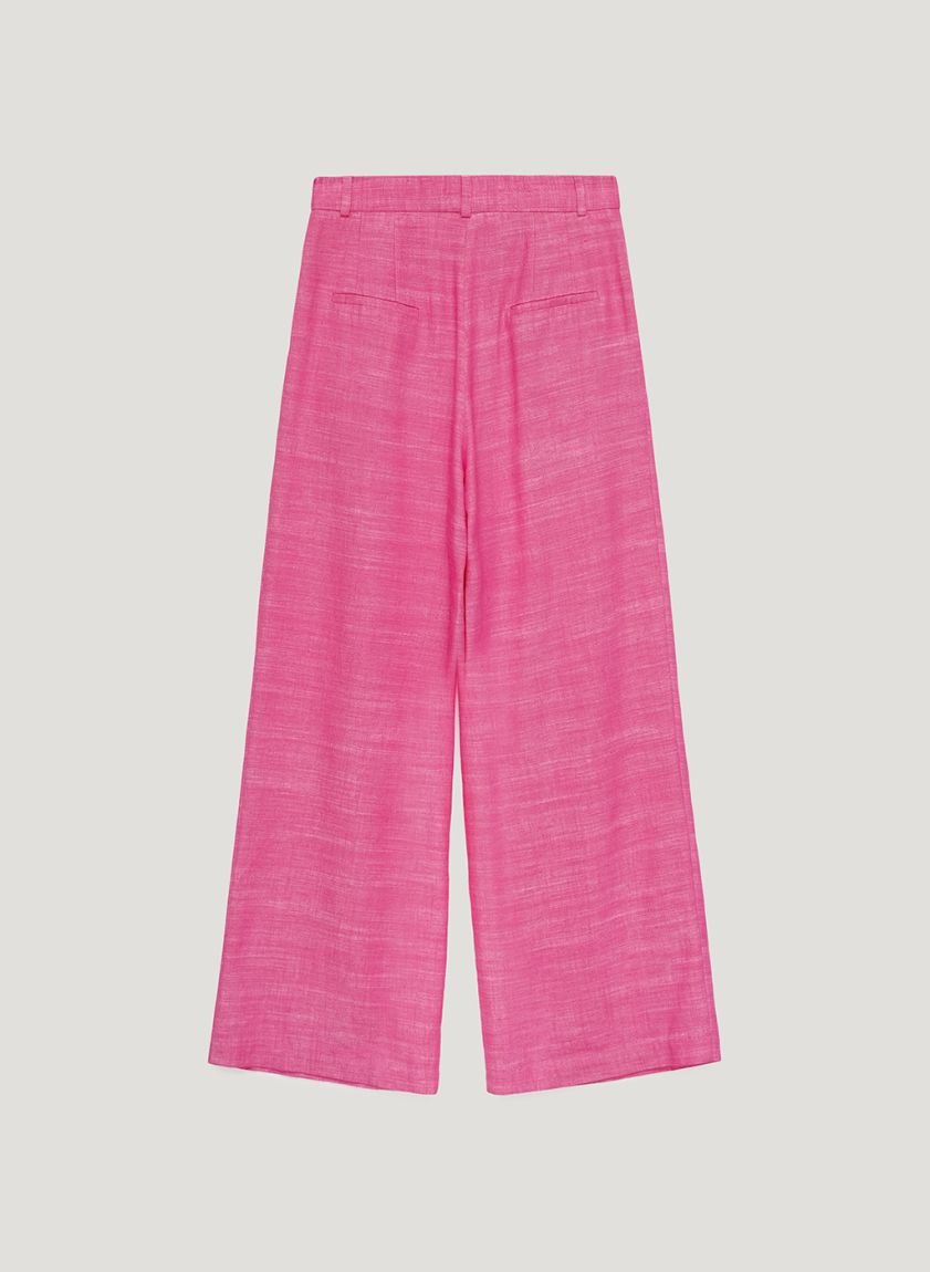 Fuchsia darted pants