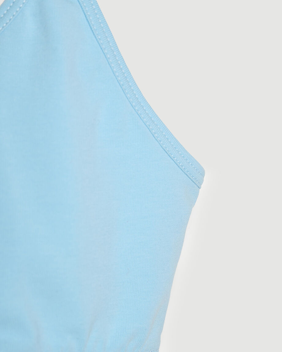 Blue Knit Tank Top