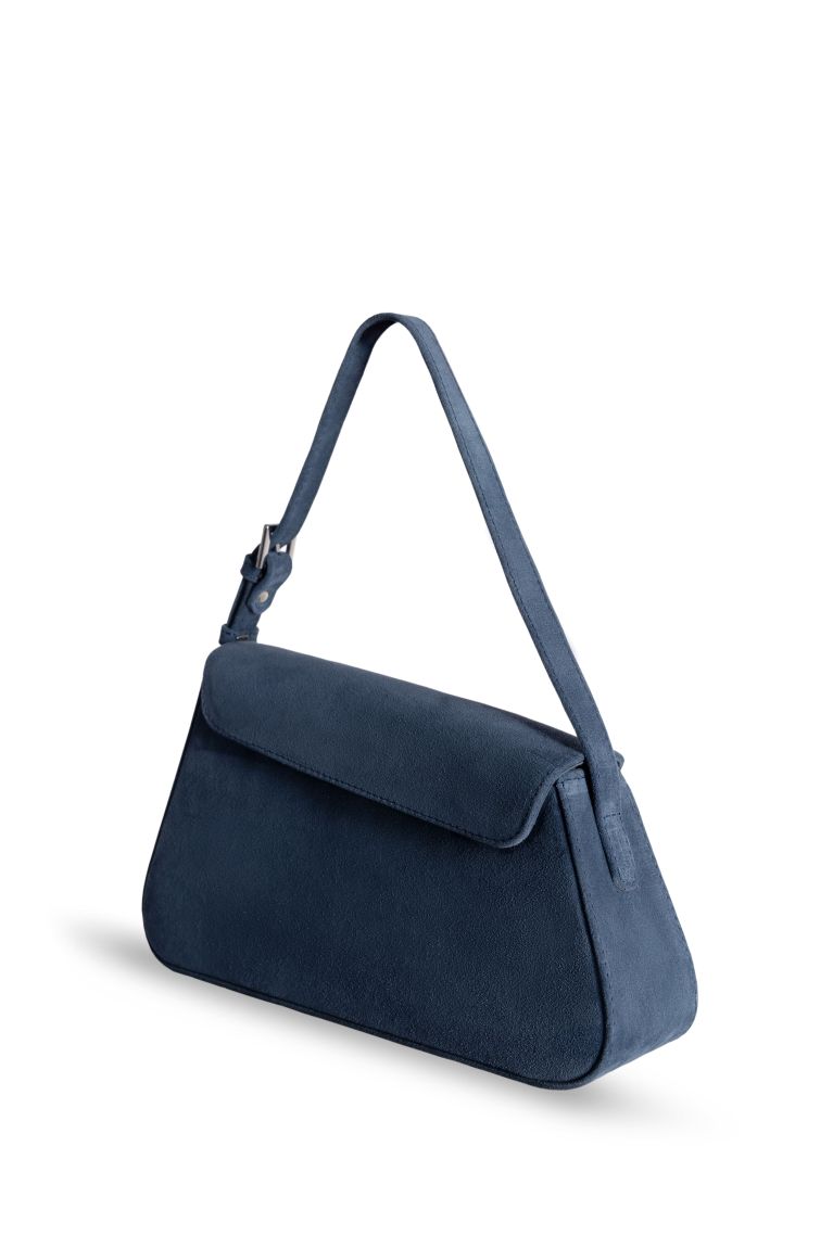 Dark blue bag SUEDE