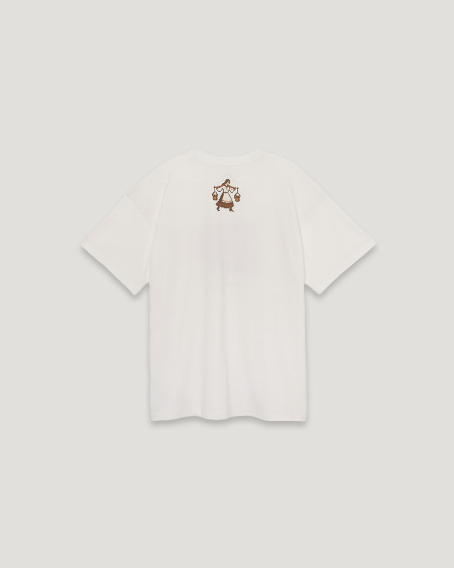 Молочна  футболка unisex "Halya Carries Water"
