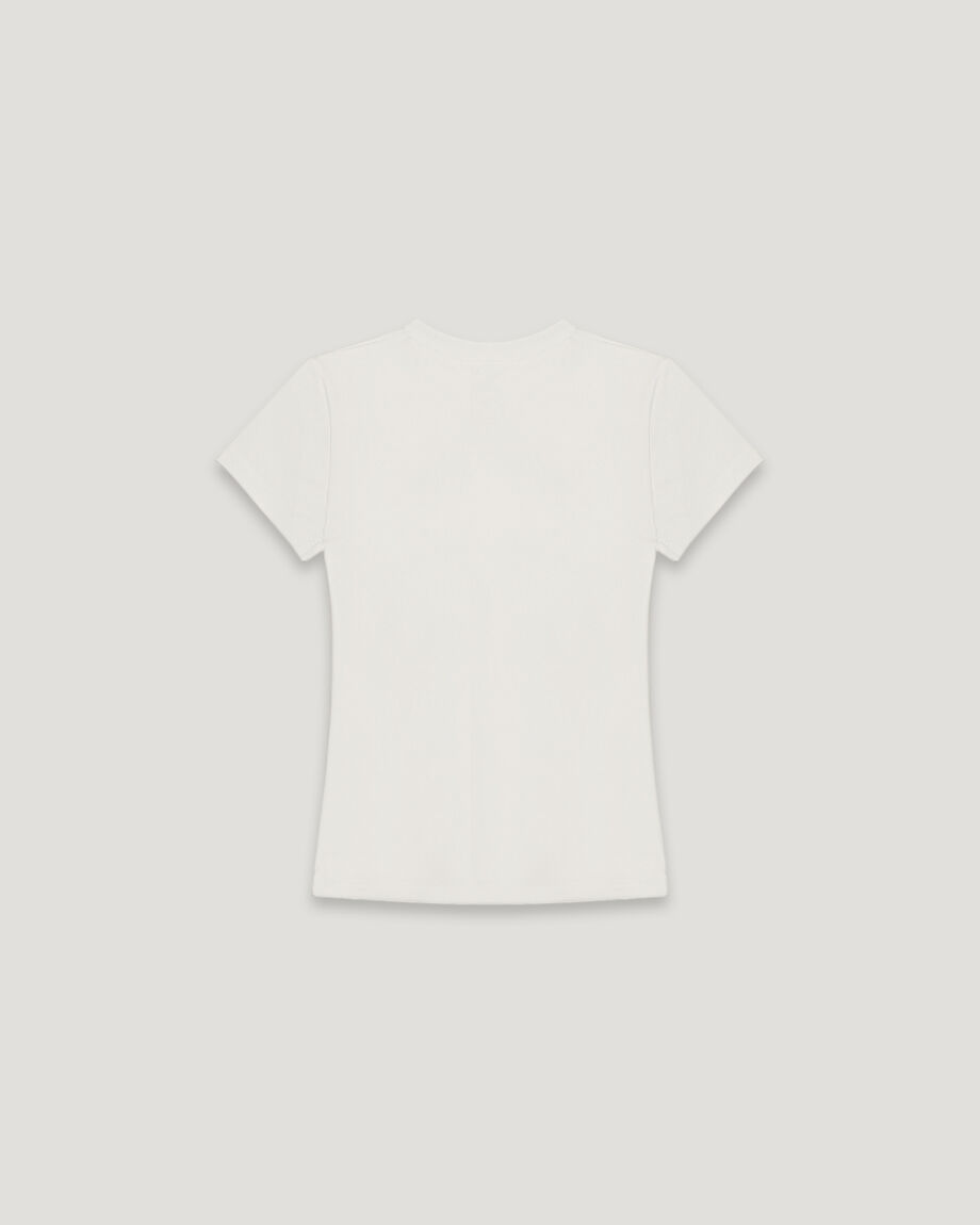 Milky Slim Fit Stretch T-Shirt