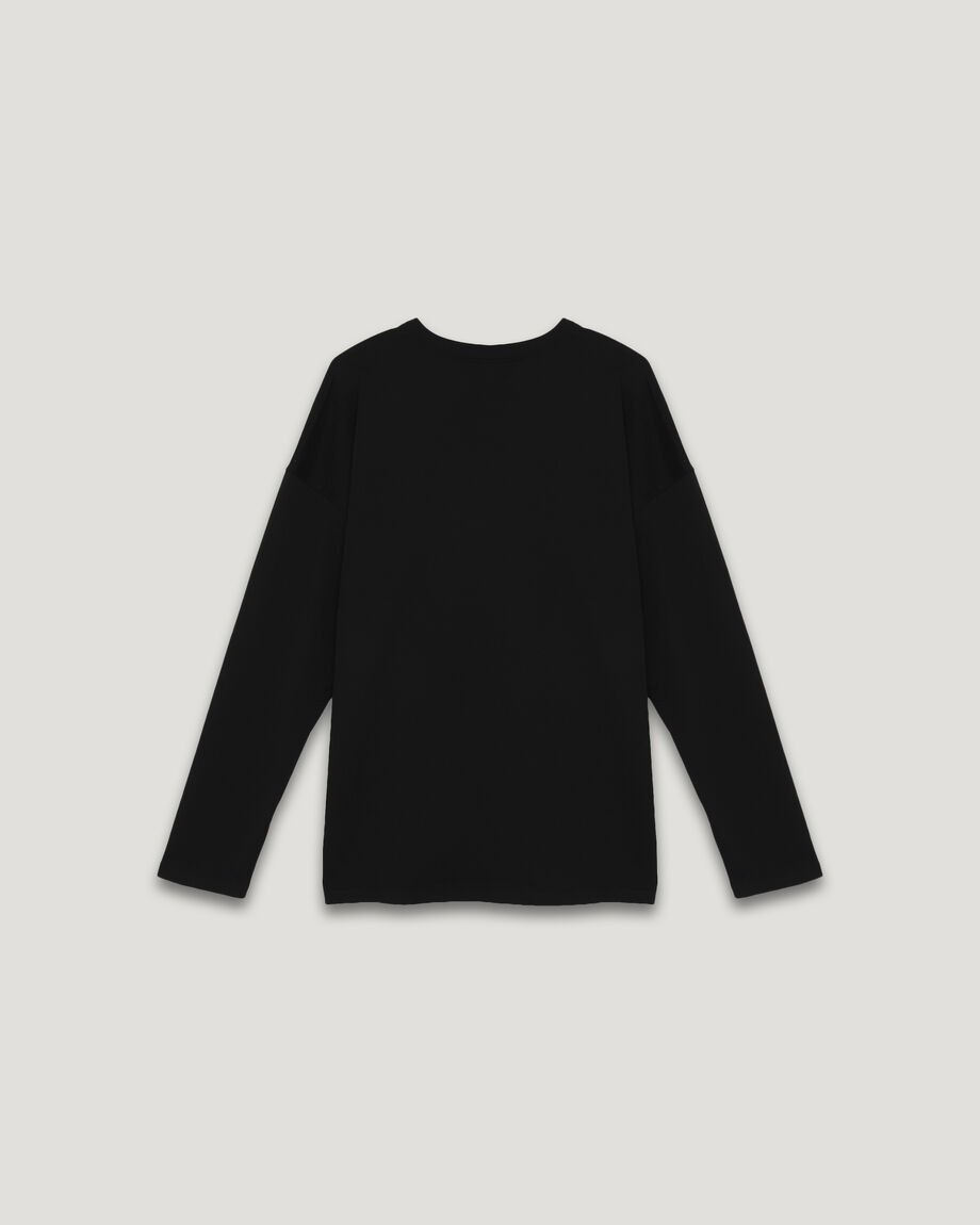 Dense Oversized Black Longsleeve