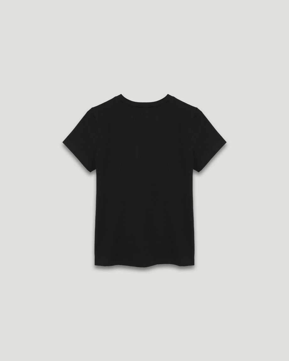 Футболка чорна slim fit