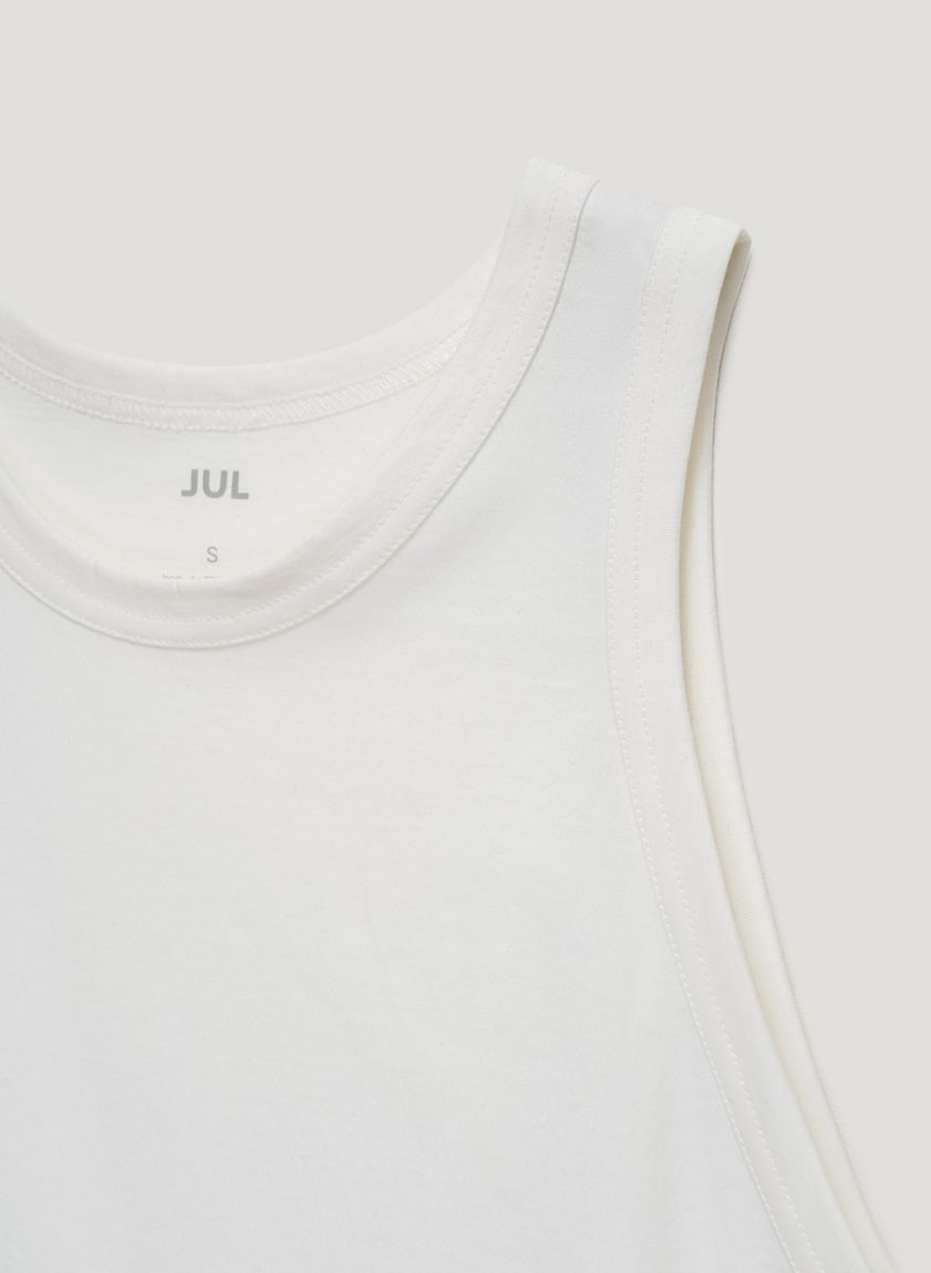 Milk free cut tank top