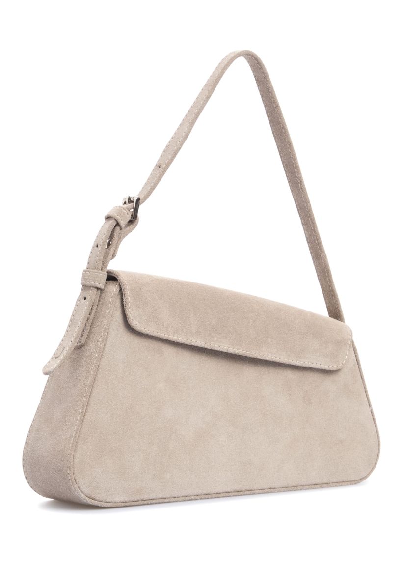 Beige bag SUEDE 