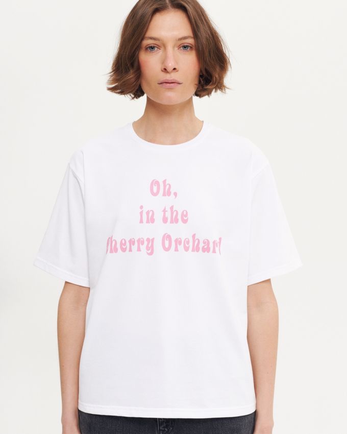 Women's Milk T-shirt Oh, in the Cherry Orchard