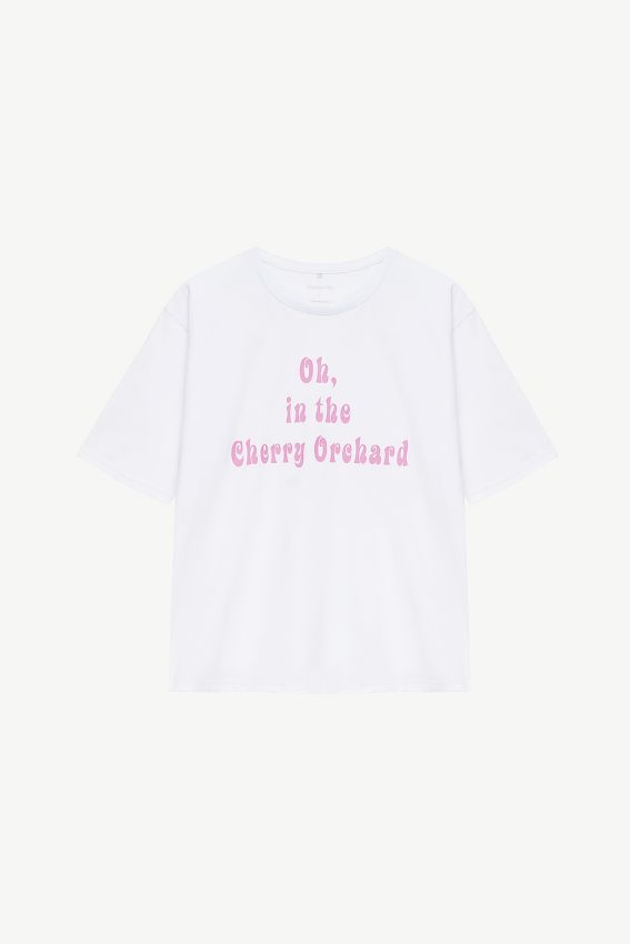 Women's Milk T-shirt Oh, in the Cherry Orchard