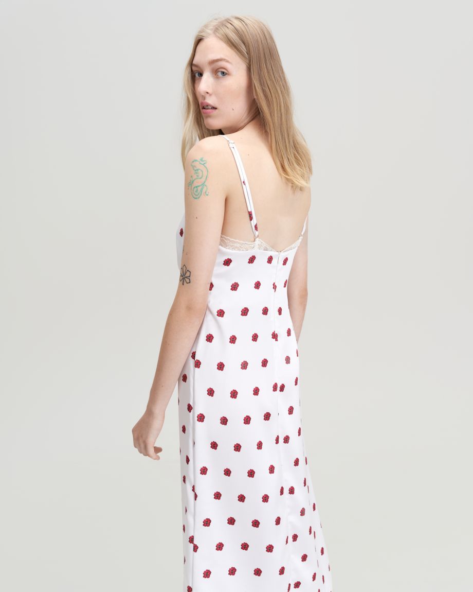 Молочна сукня-комбінація “Червона рута”