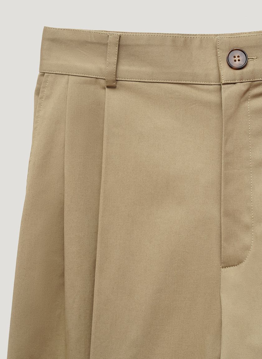 Wide beige pants