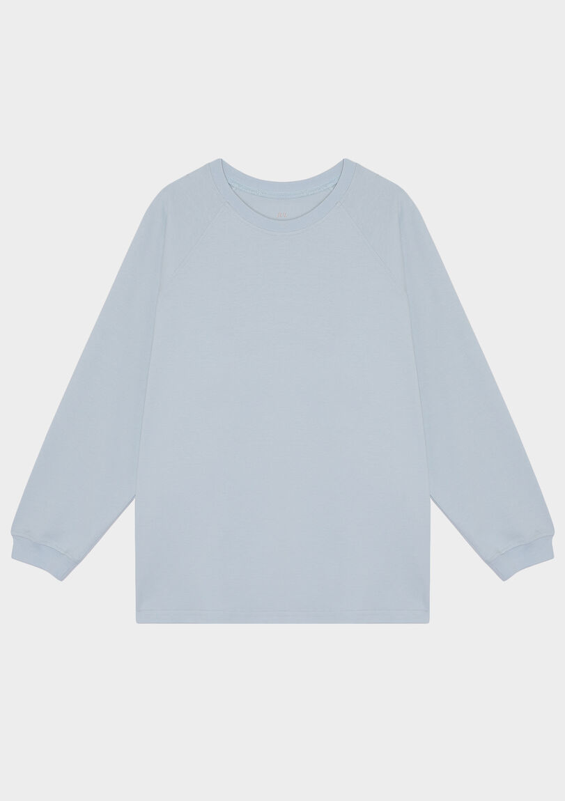 Лонгслів oversize блакитний