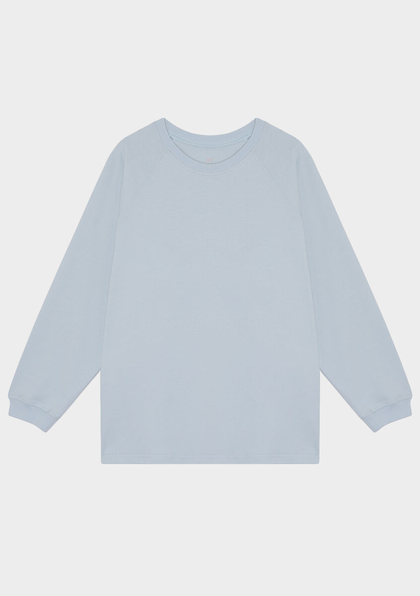 Лонгслів oversize блакитний