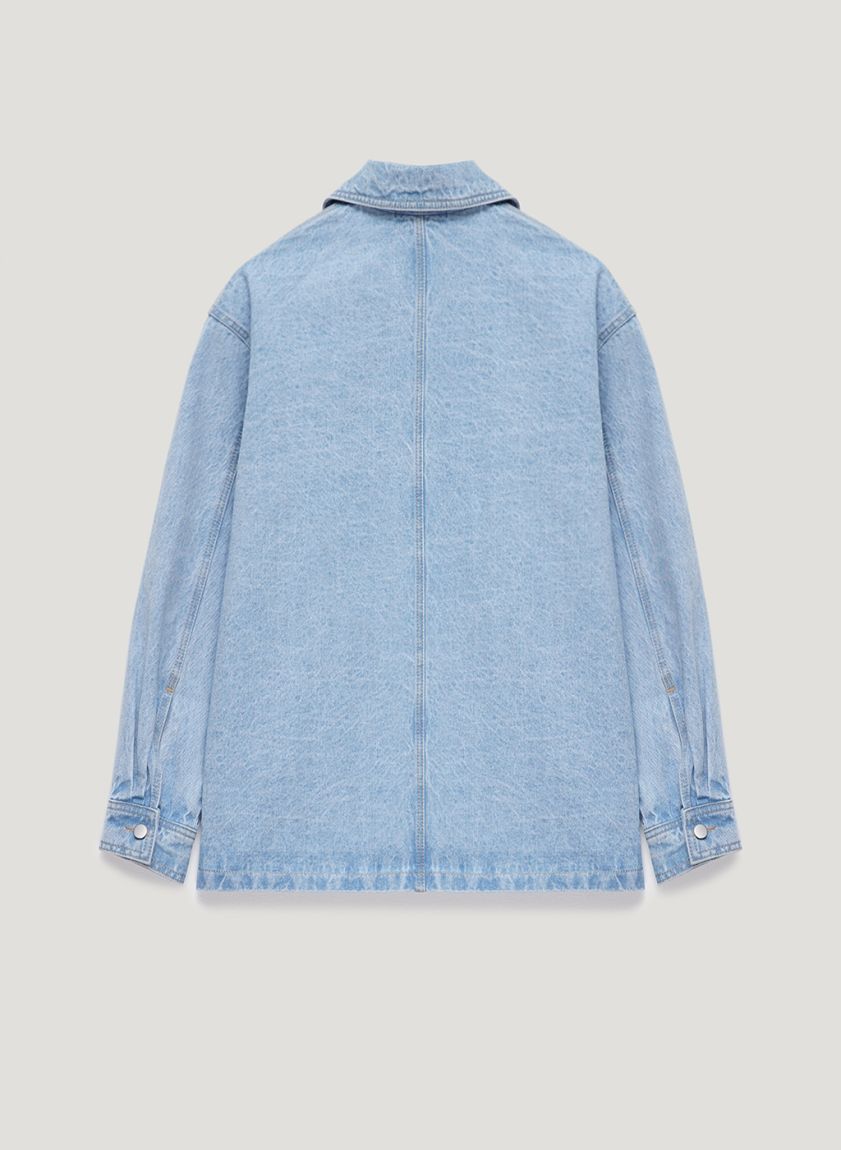 Denim oversize jacket blue