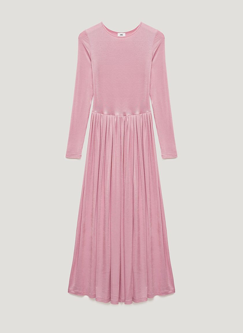 Pink viscose dress