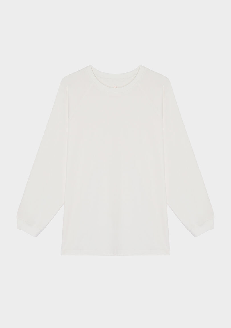 Лонгслів oversize молочний