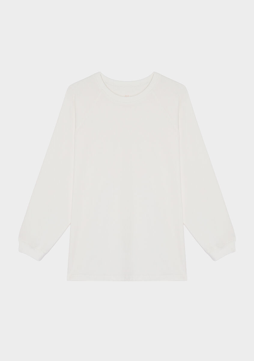 Лонгслів oversize молочний