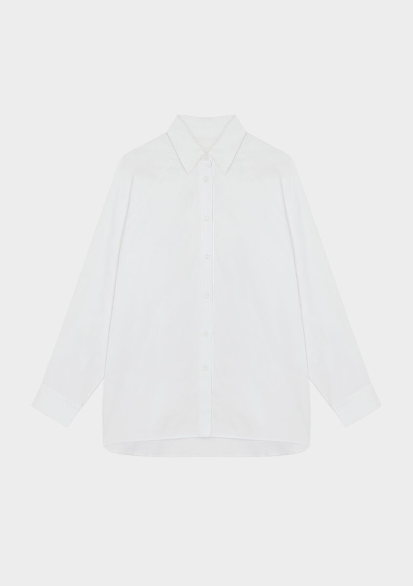 Базова сорочка oversize біла