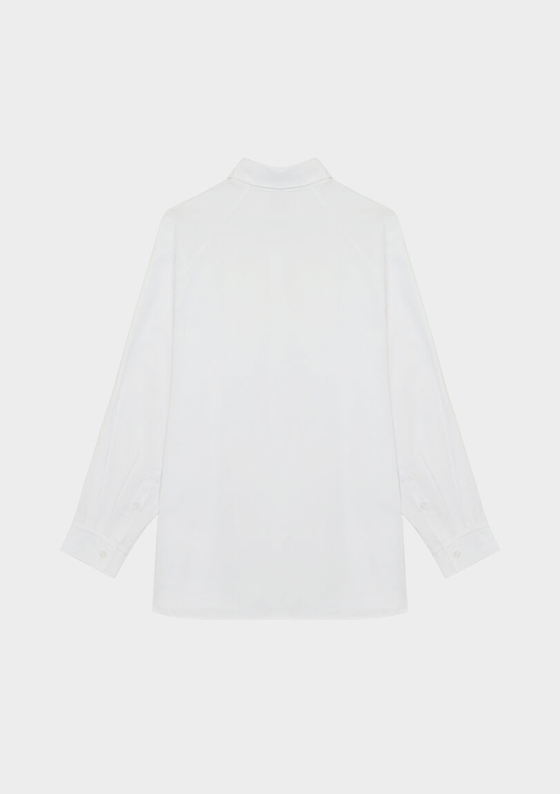 Базова сорочка oversize біла
