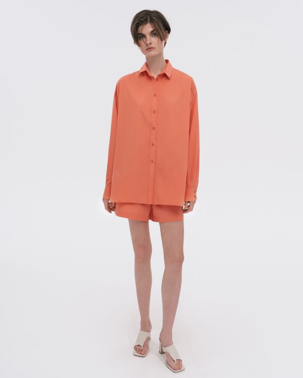 Сорочка піжамна помаранчева