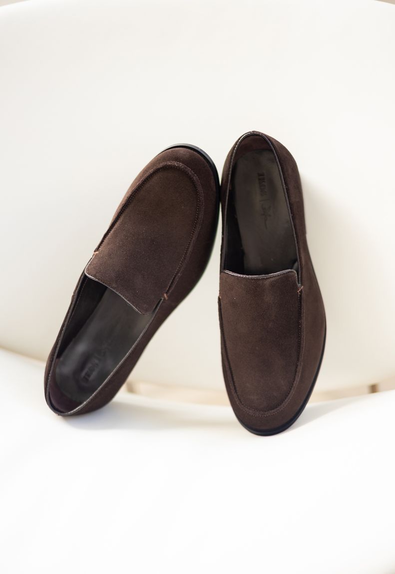 Brown loafers