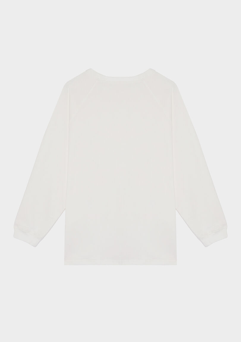 Лонгслів oversize молочний