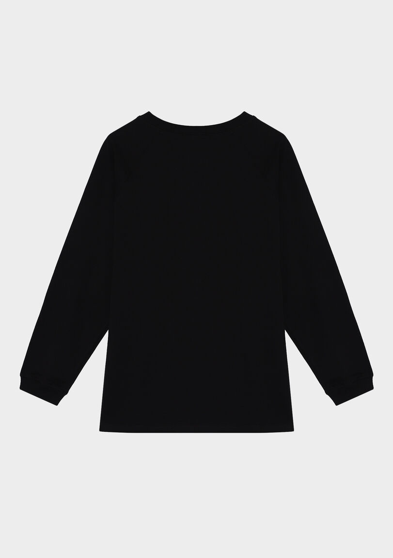 Лонгслів oversize чорний