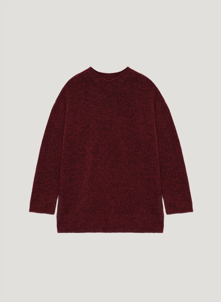 Burgundy oversized sweater