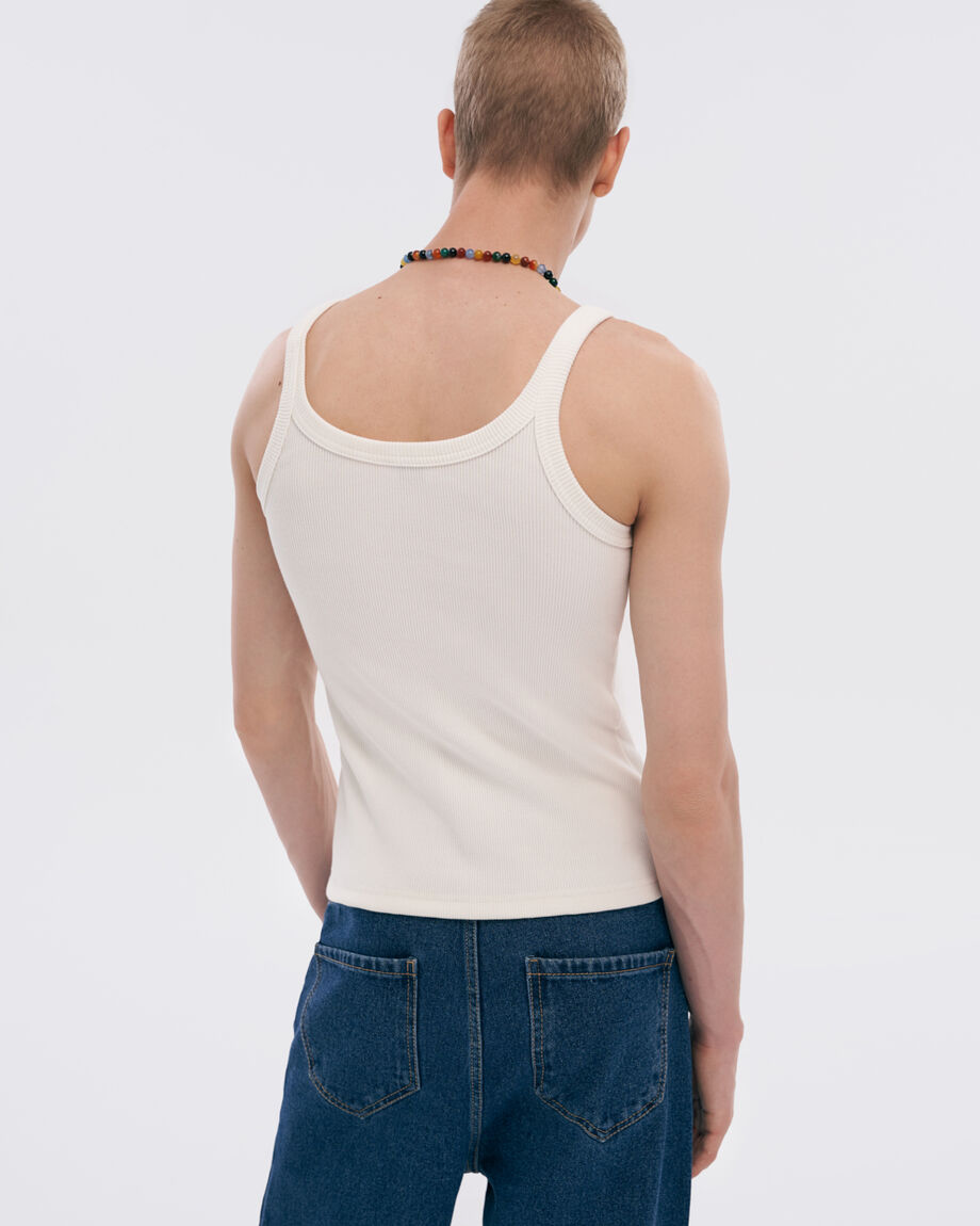 Milky tank top "Yangol"