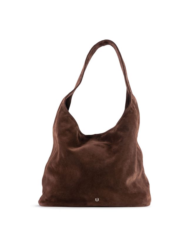 Hobo bag Suede choco