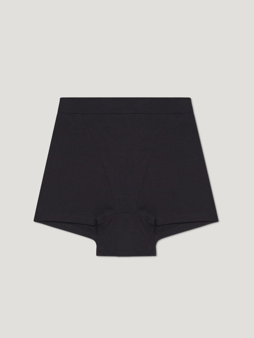  Black High Waist Boxers