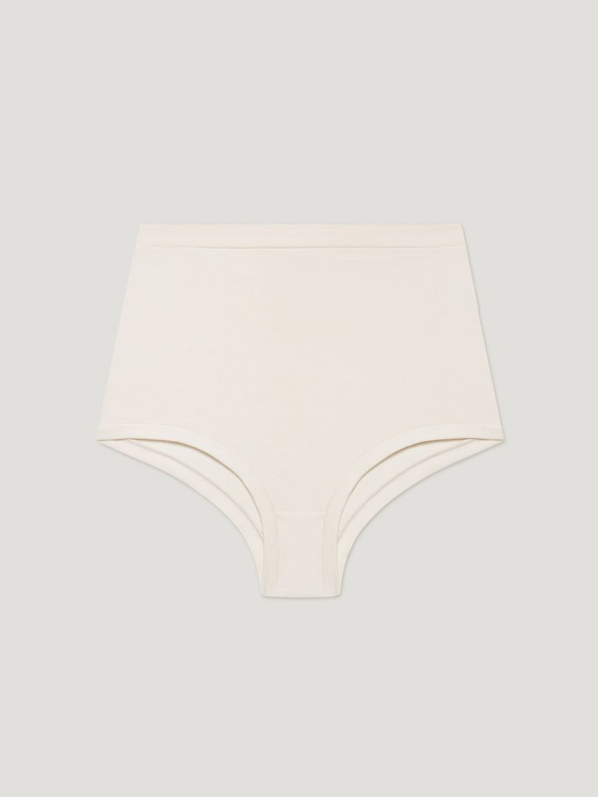 Ivory High Waist Brief