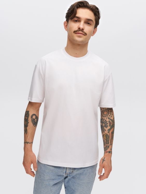Сет з 3-х чоловічих базових футболок: біла, коричнева, оливкова