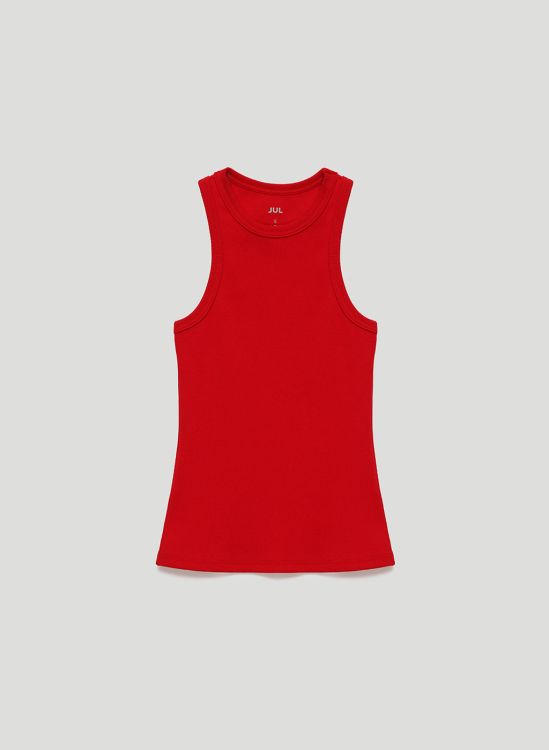 Red tank top